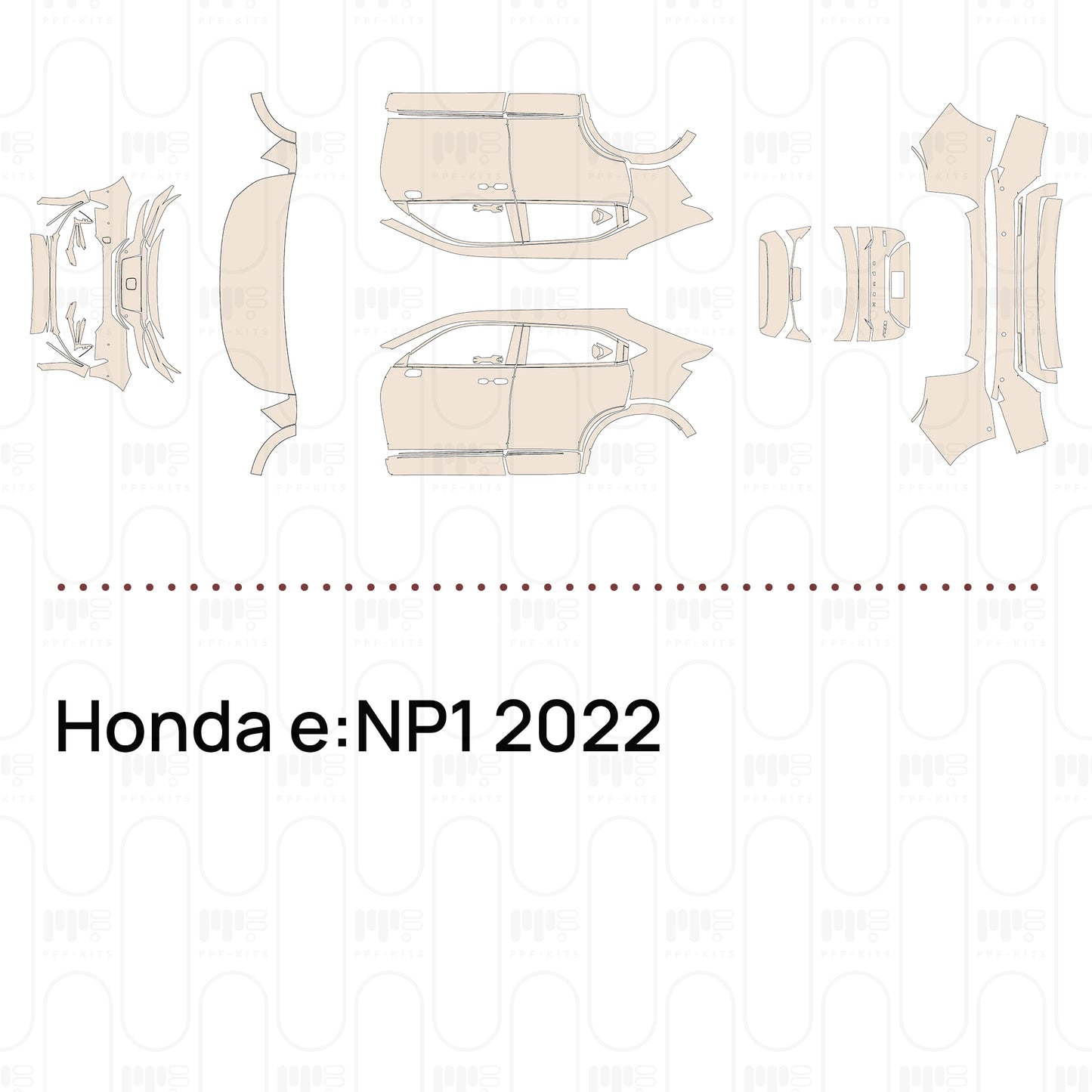 Voorgesneden PPF Honda e:NP1 2022