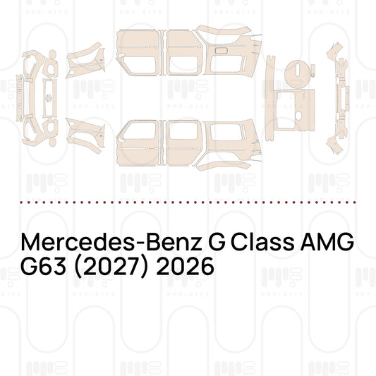 Mercedes-Benz G Class AMG G63 (2027) 2026 – Voorgesneden PPF-lakbeschermingsfolie
