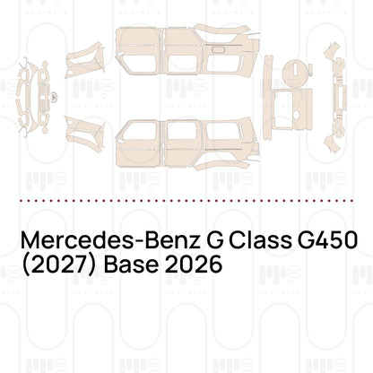 Voorgesneden PPF Mercedes-Benz G Class G450 (2027) Base 2026