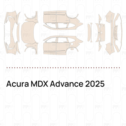 Voorgesneden PPF Acura MDX Advance 2025