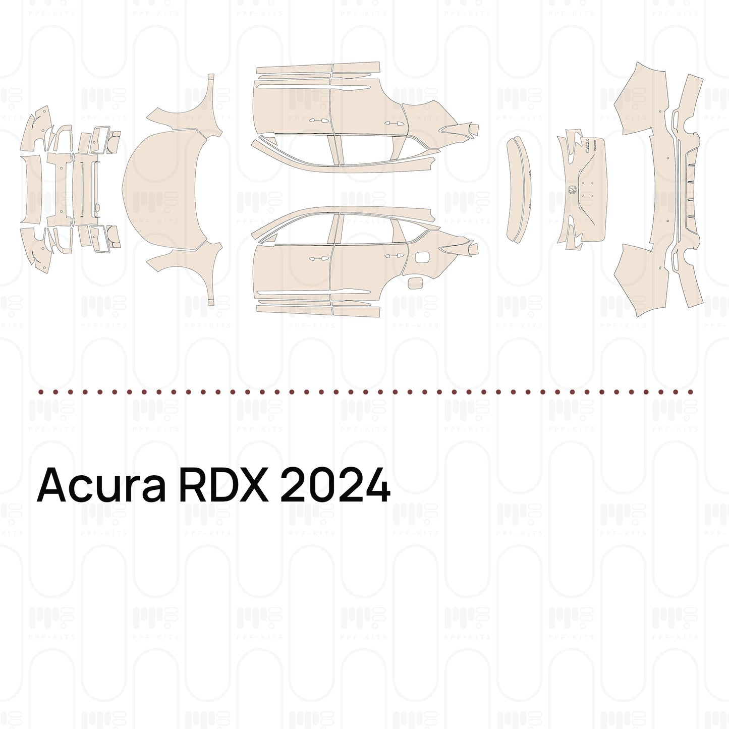 Voorgesneden PPF Acura RDX 2024
