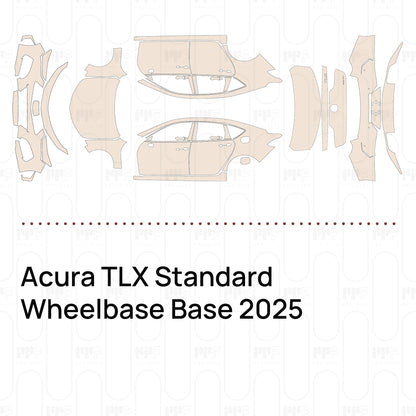 Voorgesneden PPF Acura TLX Standard Wheelbase Base 2025