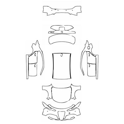 Pre-Cut PPF Alfa Romeo Giulia Base 2018 - PPF-Kits