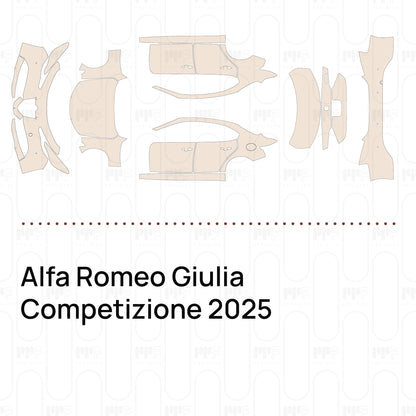 Voorgesneden PPF Alfa Romeo Giulia Competizione 2025