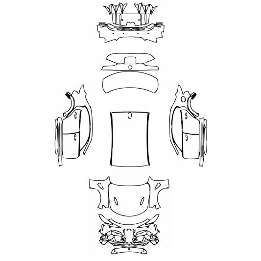 Voorgesneden PPF Alfa Romeo Giulia GTA 2022