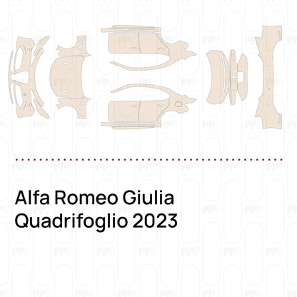 Voorgesneden PPF Alfa Romeo Giulia Quadrifoglio 2023