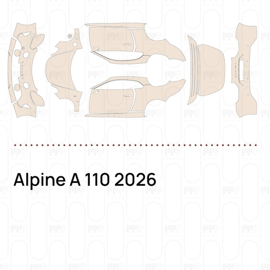 Voorgesneden PPF Alpine A 110 2026