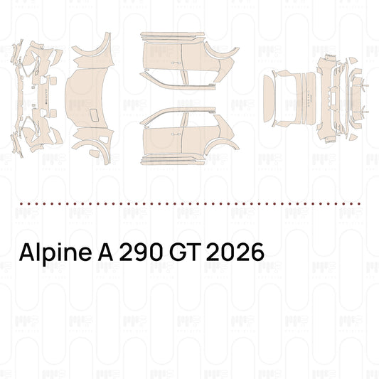 Voorgesneden PPF Alpine A 290 GT 2026