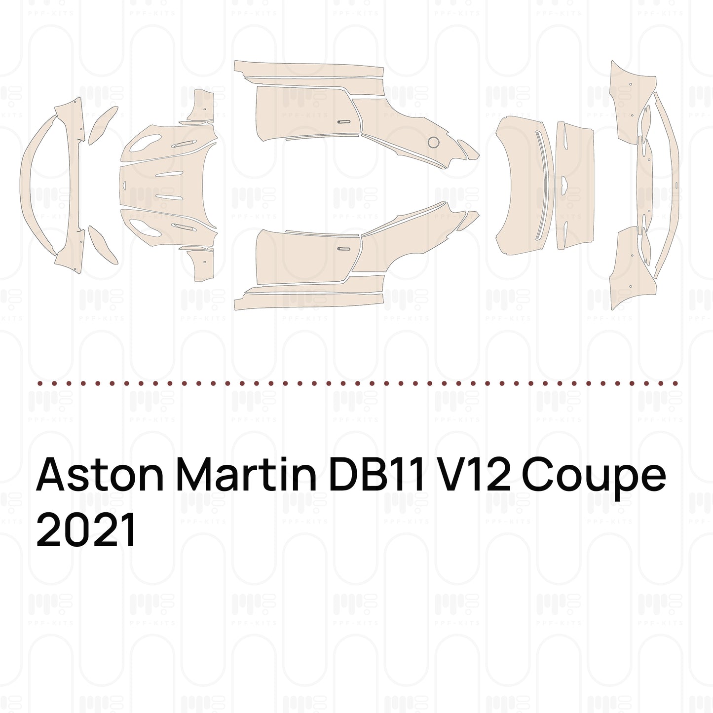 Voorgesneden PPF Aston Martin DB11 V12 Coupe 2021