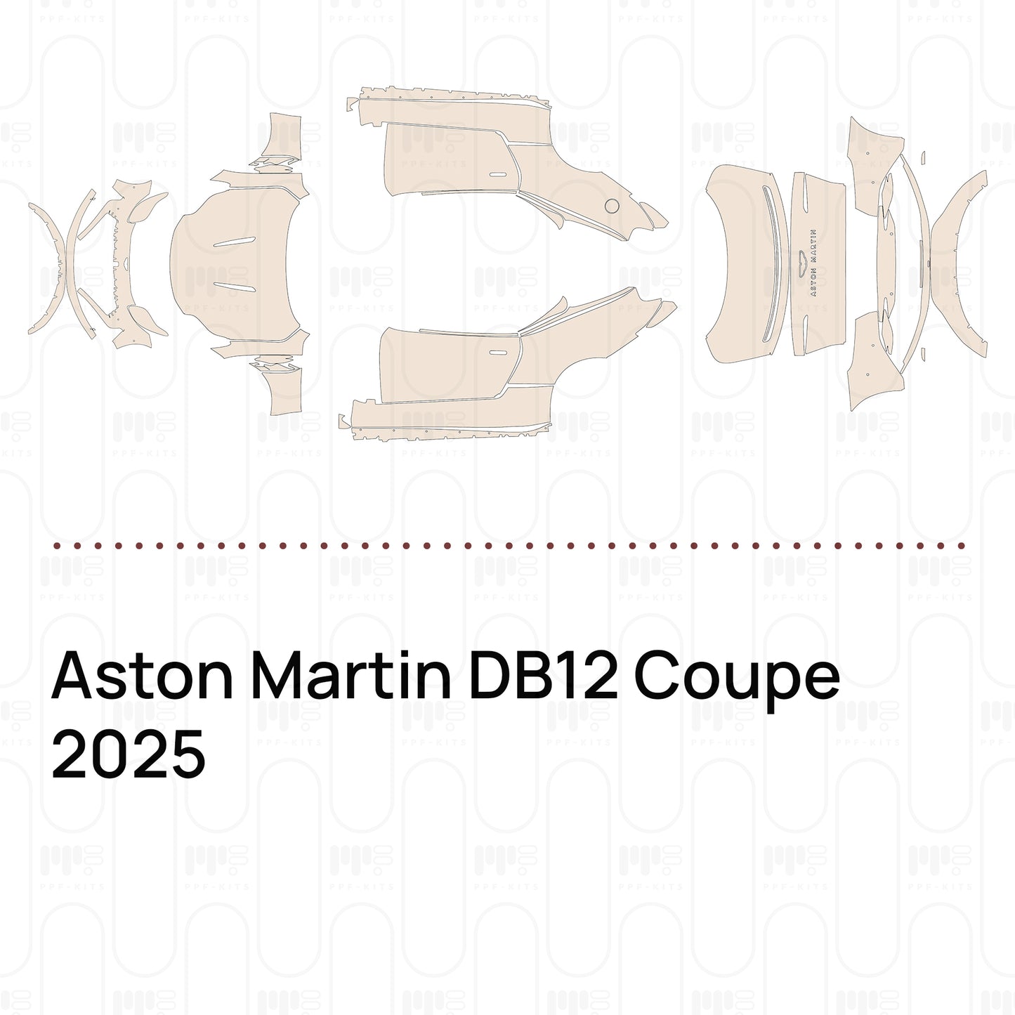 Voorgesneden PPF Aston Martin DB12 Coupe 2025
