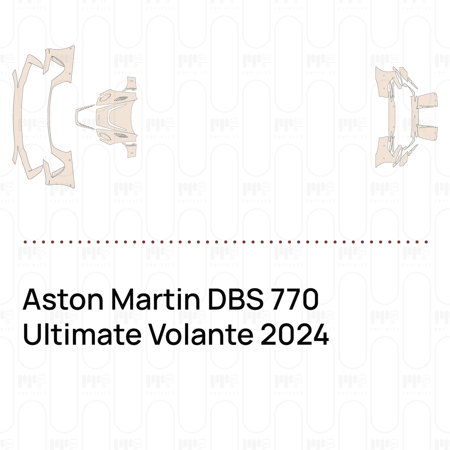Voorgesneden PPF Aston Martin DBS 770 Ultimate Volante 2024
