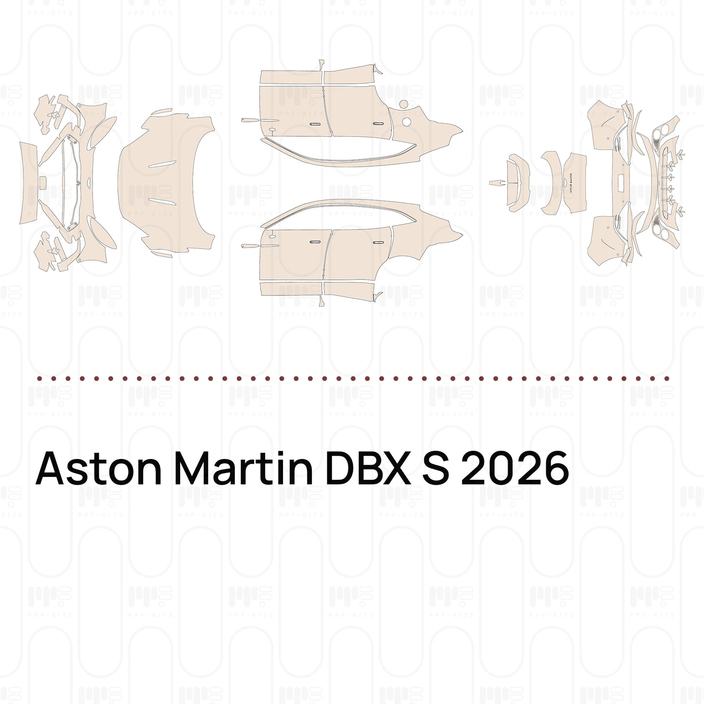 Voorgesneden PPF Aston Martin DBX S 2026