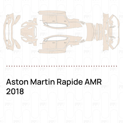 Voorgesneden PPF Aston Martin Rapide AMR 2018