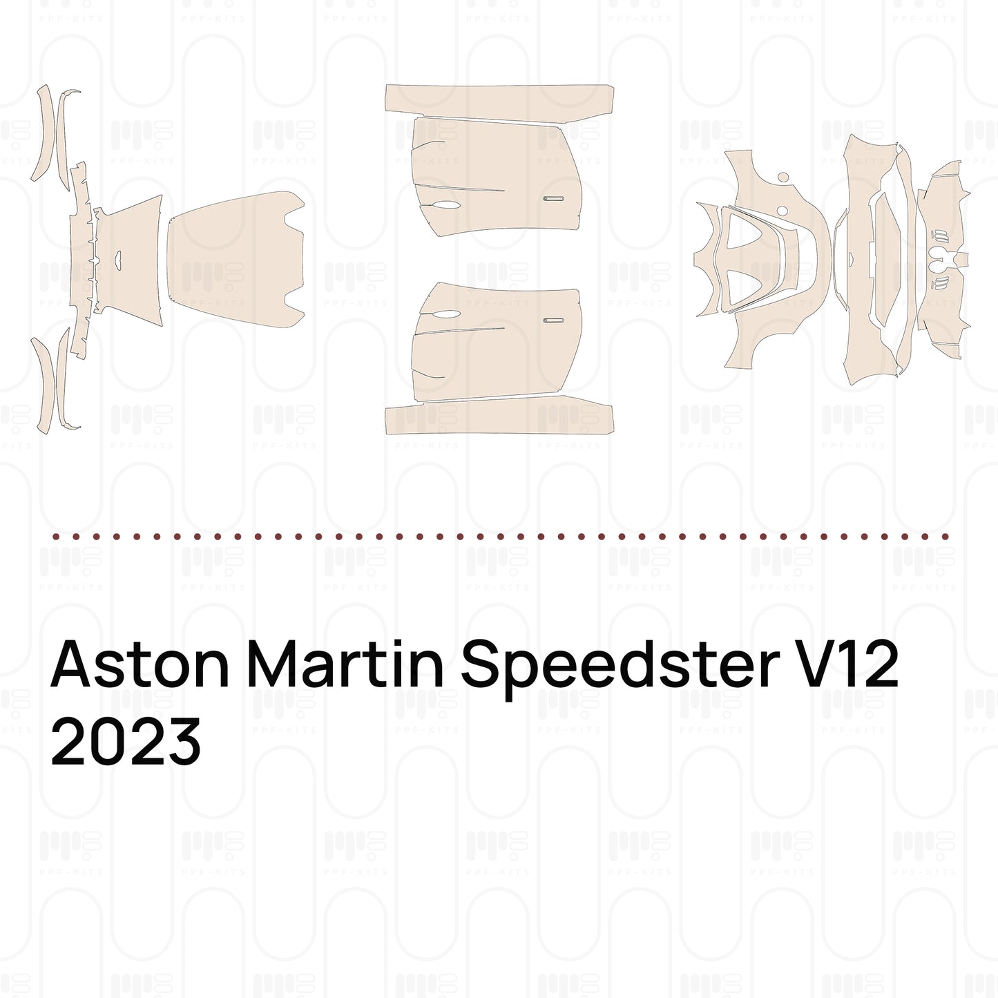 Voorgesneden PPF Aston Martin Speedster V12 2023