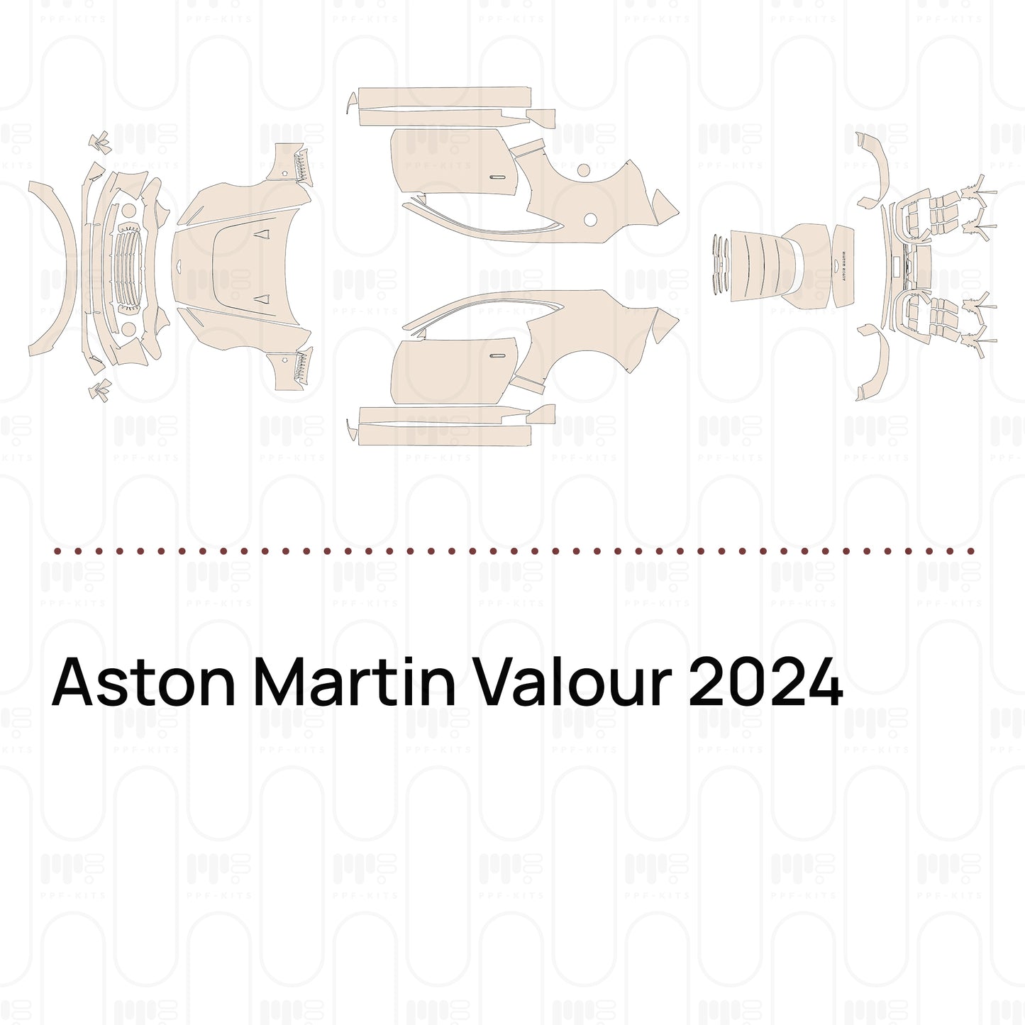 Voorgesneden PPF Aston Martin Valour 2024