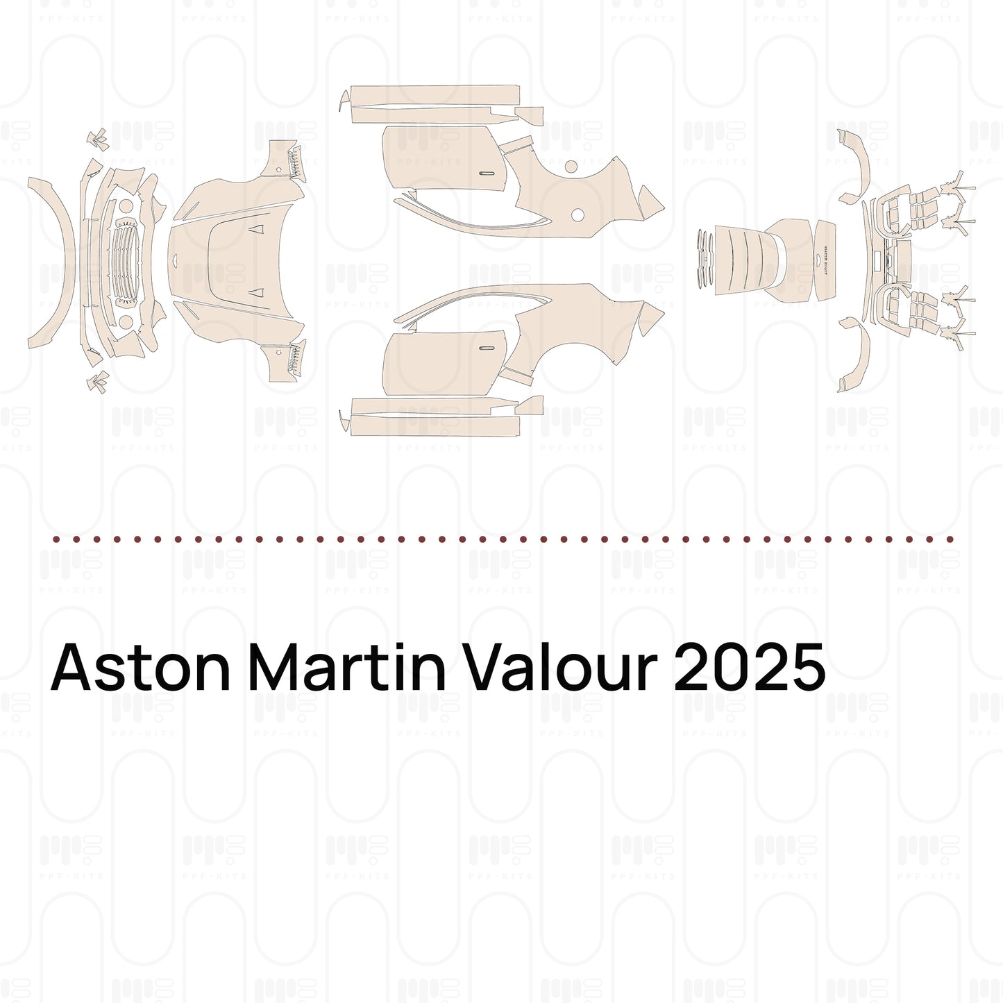 Voorgesneden PPF Aston Martin Valour 2025