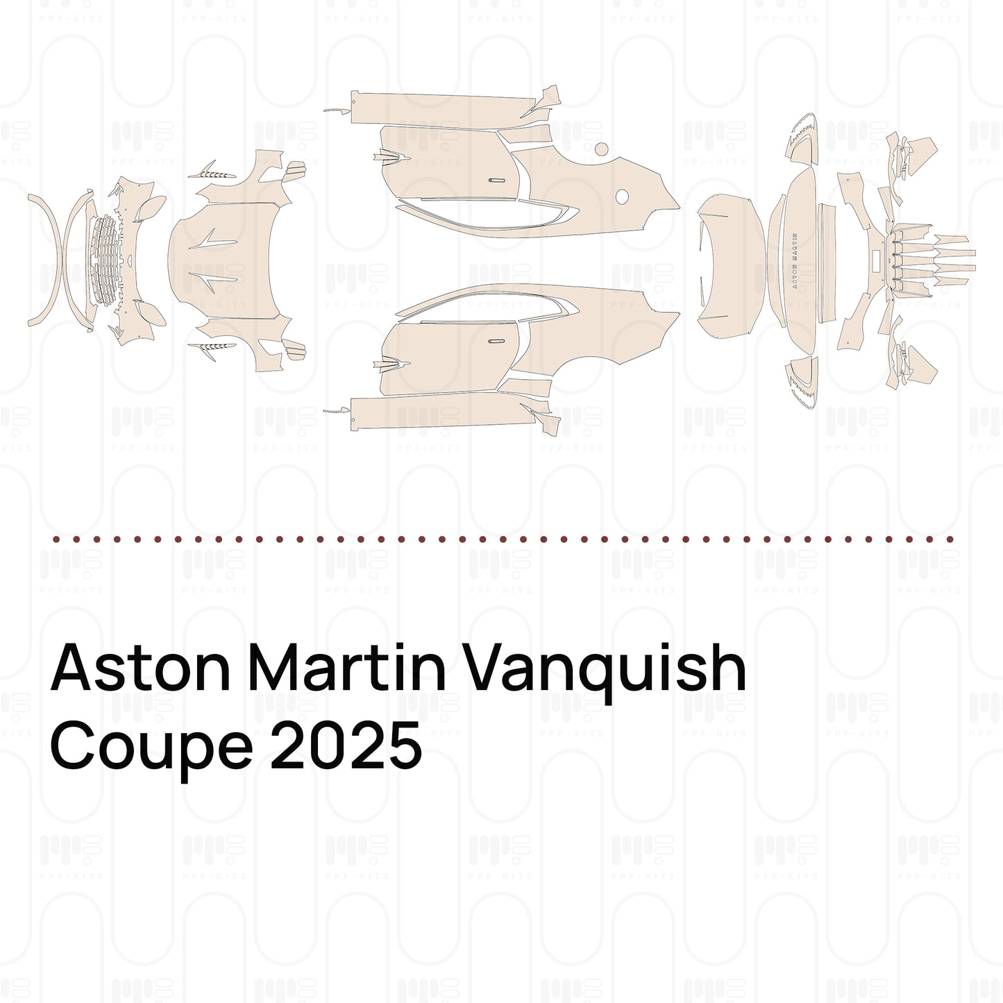 Voorgesneden PPF Aston Martin Vanquish Coupe 2025