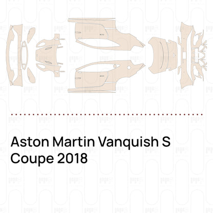 Voorgesneden PPF Aston Martin Vanquish S Coupe 2018