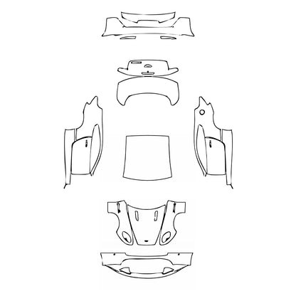Pre-Cut PPF Aston Martin Vantage V8 Coupe 2012 - PPF-Kits