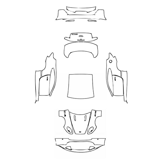 Pre-Cut PPF Aston Martin Vantage V8 Coupe 2016 - PPF-Kits