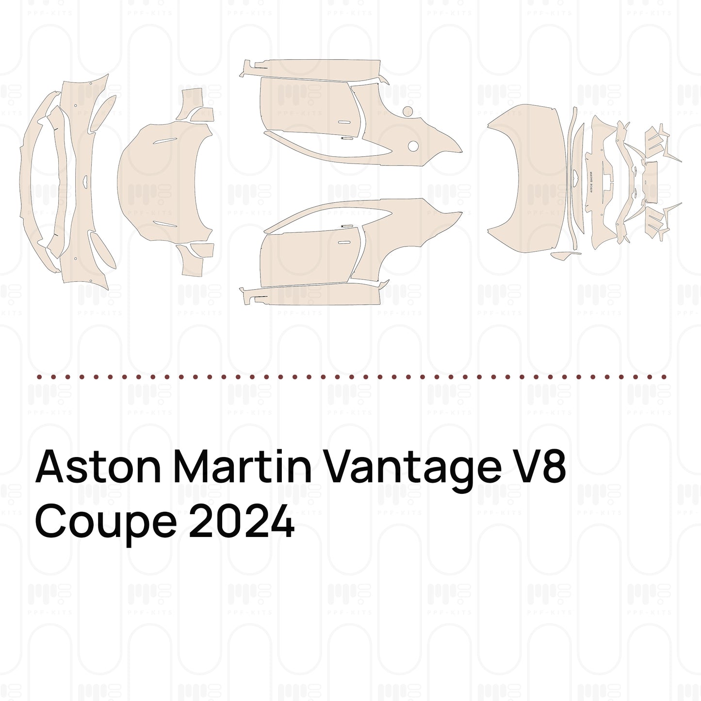 Voorgesneden PPF Aston Martin Vantage V8 Coupe 2024