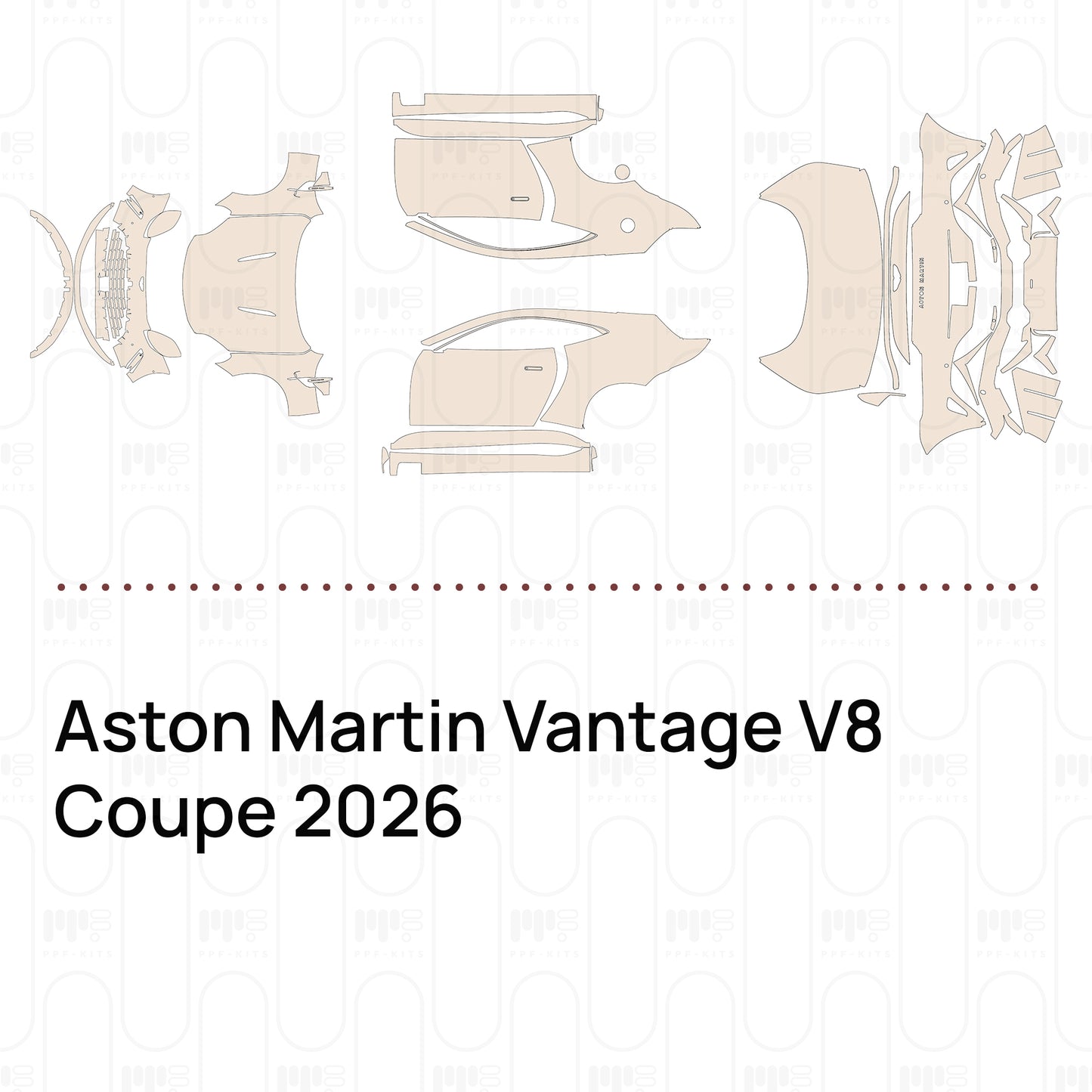 Voorgesneden PPF Aston Martin Vantage V8 Coupe 2026