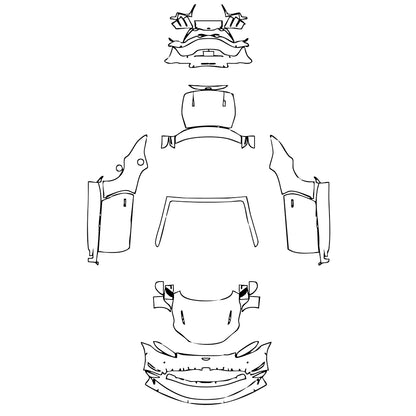 Pre-Cut PPF Aston Martin Vantage V8 F1 Roadster 2022 - PPF-Kits