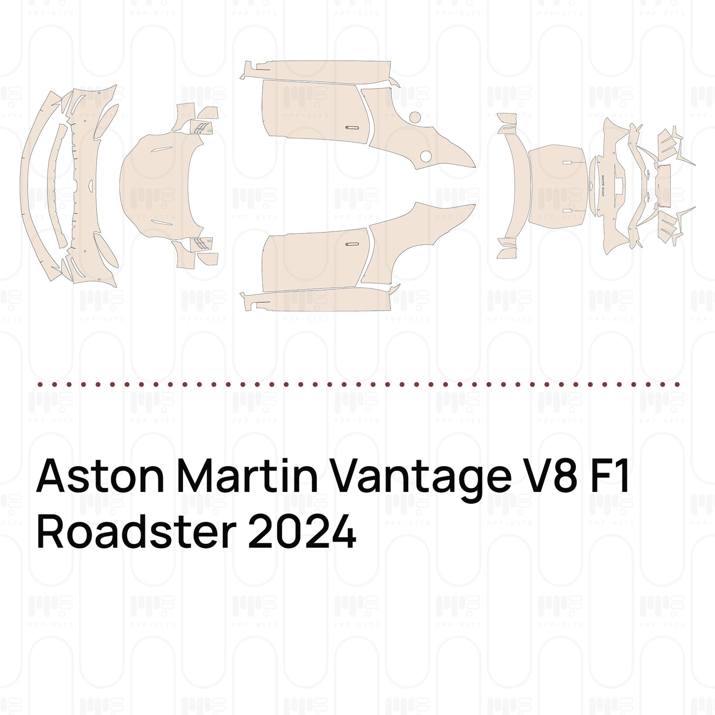 Voorgesneden PPF Aston Martin Vantage V8 F1 Roadster 2024