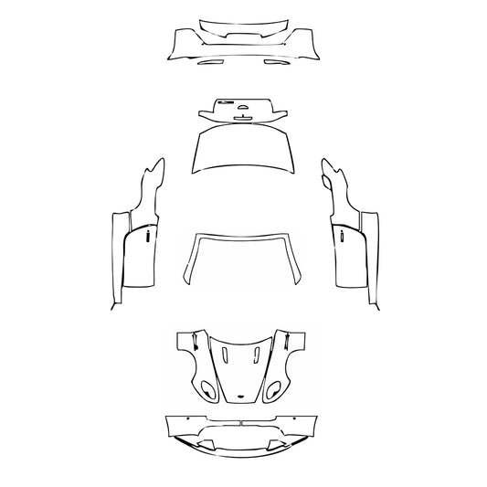 Pre-Cut PPF Aston Martin Vantage V8 Roadster 2017 - PPF-Kits
