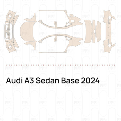 Voorgesneden PPF Audi A3 Sedan Base 2024
