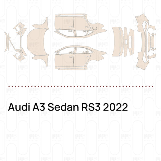 Voorgesneden PPF Audi A3 Sedan RS3 2022