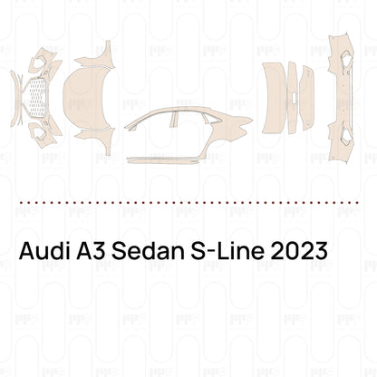 Voorgesneden PPF Audi A3 Sedan S-Line 2023