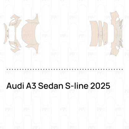 Voorgesneden PPF Audi A3 Sedan S-line 2025