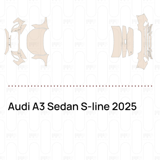 Voorgesneden PPF Audi A3 Sedan S-line 2025