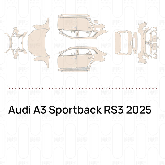 Voorgesneden PPF Audi A3 Sportback RS3 2025