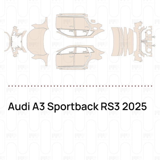 Voorgesneden PPF Audi A3 Sportback RS3 2025