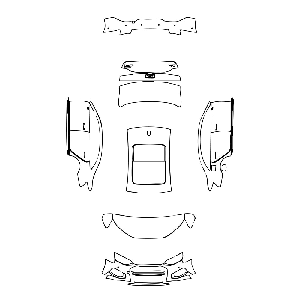 Pre-Cut PPF Audi A4 A4L Saloon Sedan Base 2025 - PPF-Kits