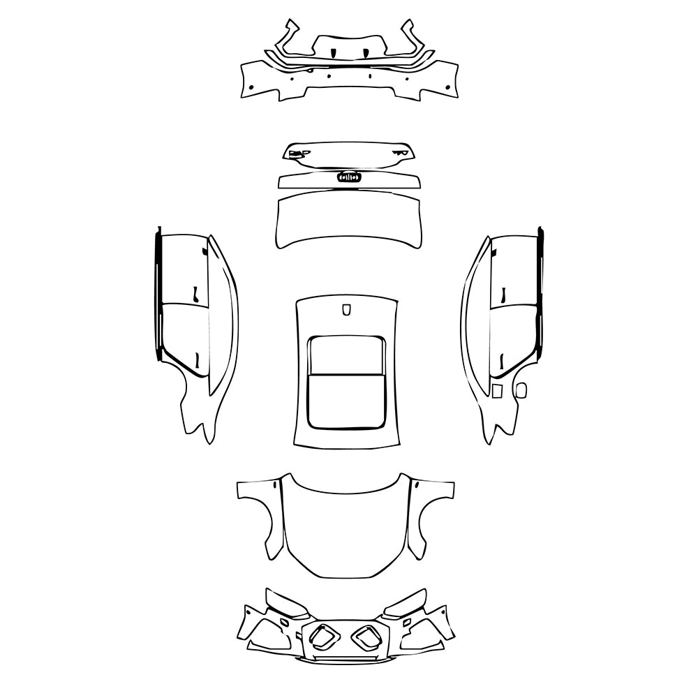 Pre-Cut PPF Audi A4 A4L Saloon Sedan S-line 2025 - PPF-Kits