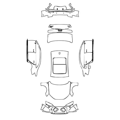Pre-Cut PPF Audi A4 A4L Saloon Sedan S-line 2025 - PPF-Kits