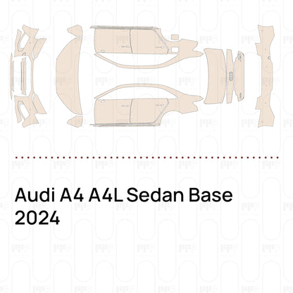 Voorgesneden PPF Audi A4 A4L Sedan Base 2024