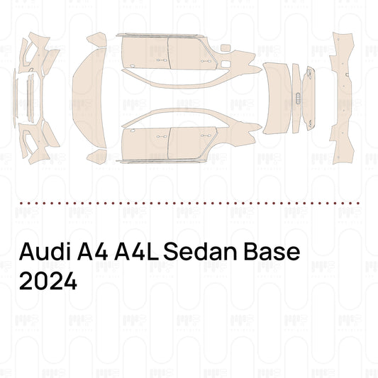 Voorgesneden PPF Audi A4 A4L Sedan Base 2024