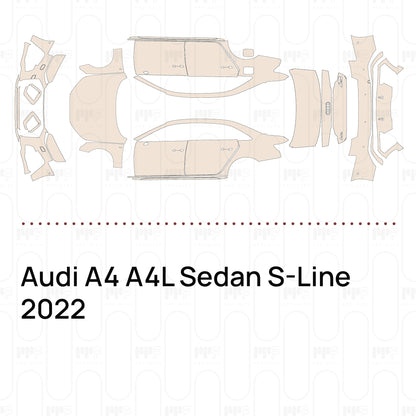 Voorgesneden PPF Audi A4 A4L Sedan S-Line 2022