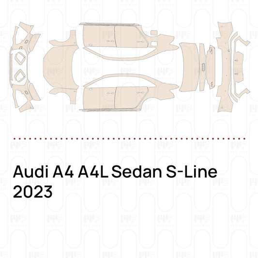 Voorgesneden PPF Audi A4 A4L Sedan S-Line 2023