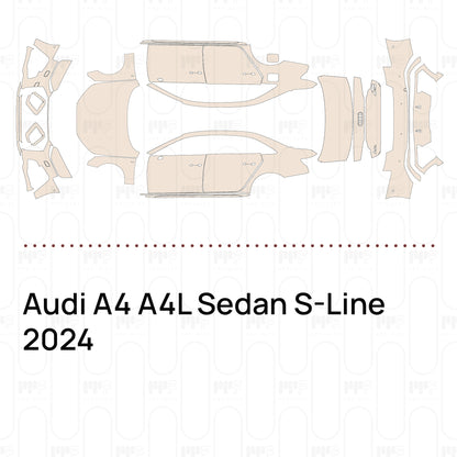 Voorgesneden PPF Audi A4 A4L Sedan S-Line 2024
