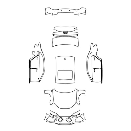 Pre-Cut PPF Audi A4 S4 Saloon Sedan 2025 - PPF-Kits