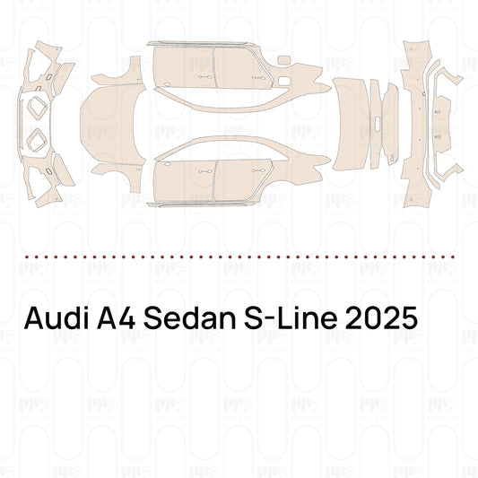 Voorgesneden PPF Audi A4 Sedan S-Line 2025