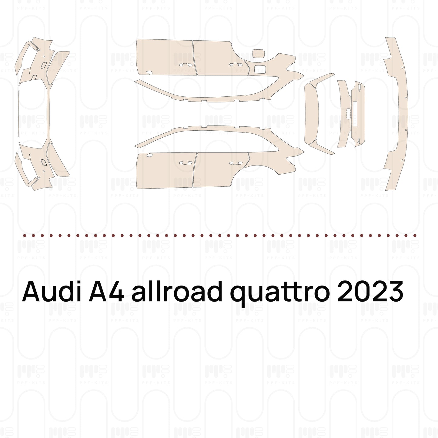 Voorgesneden PPF Audi A4 allroad quattro 2023