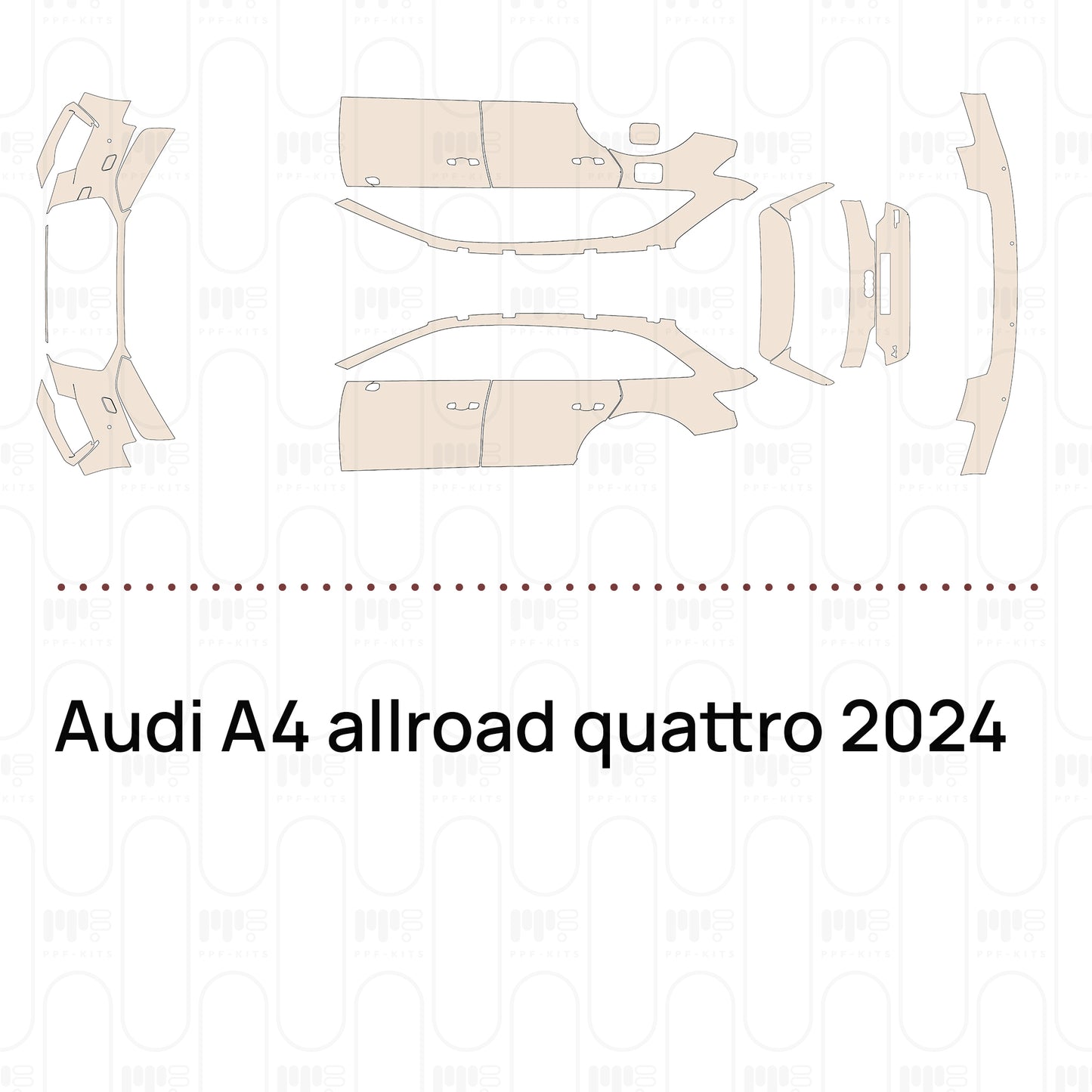 Voorgesneden PPF Audi A4 allroad quattro 2024