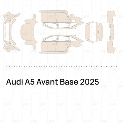 Voorgesneden PPF Audi A5 Avant Base 2025