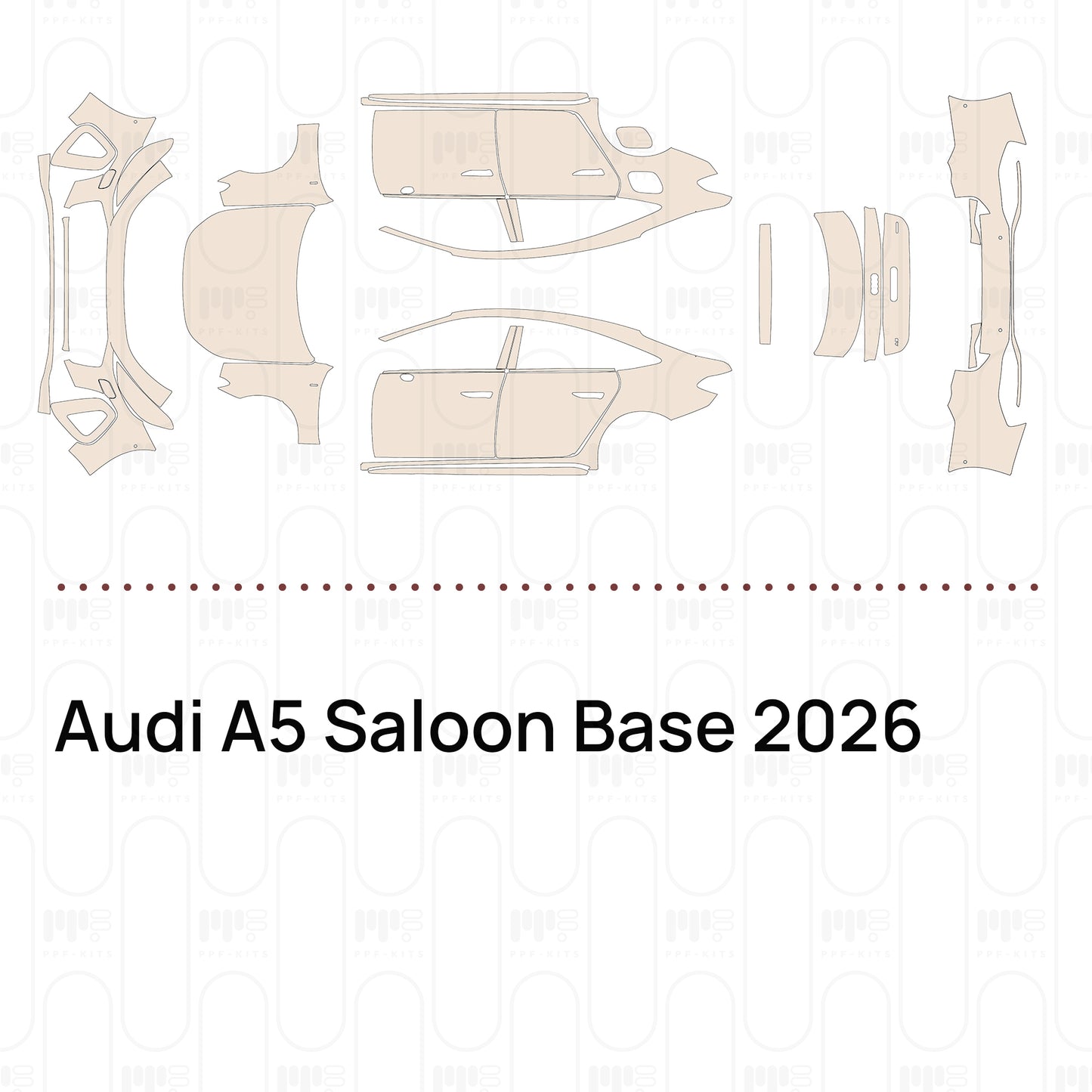 Voorgesneden PPF Audi A5 Saloon Base 2026